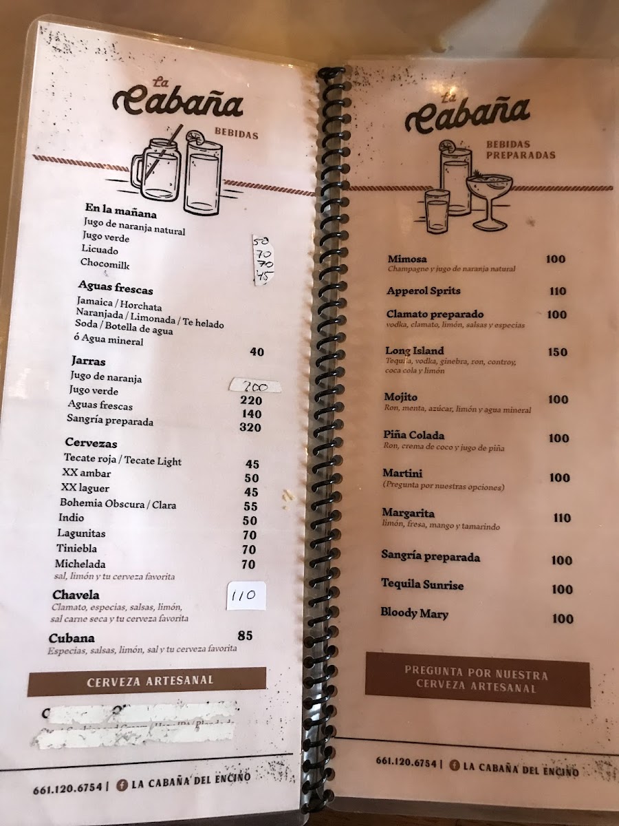 La Cabaña Del Encino Menu - Image 6